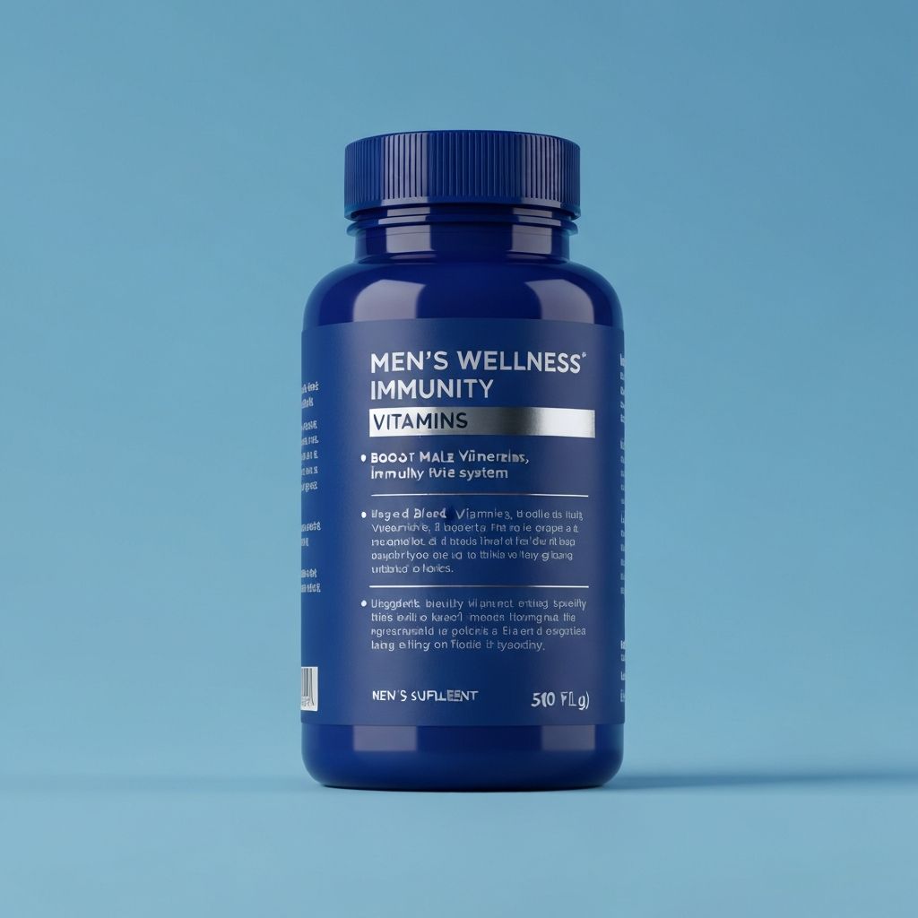 Men's wellness and immunity vitamins